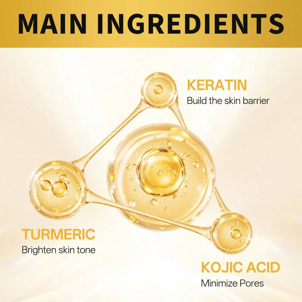 Turmeric & Kojic Acid Brightening Face Spray with Keratin