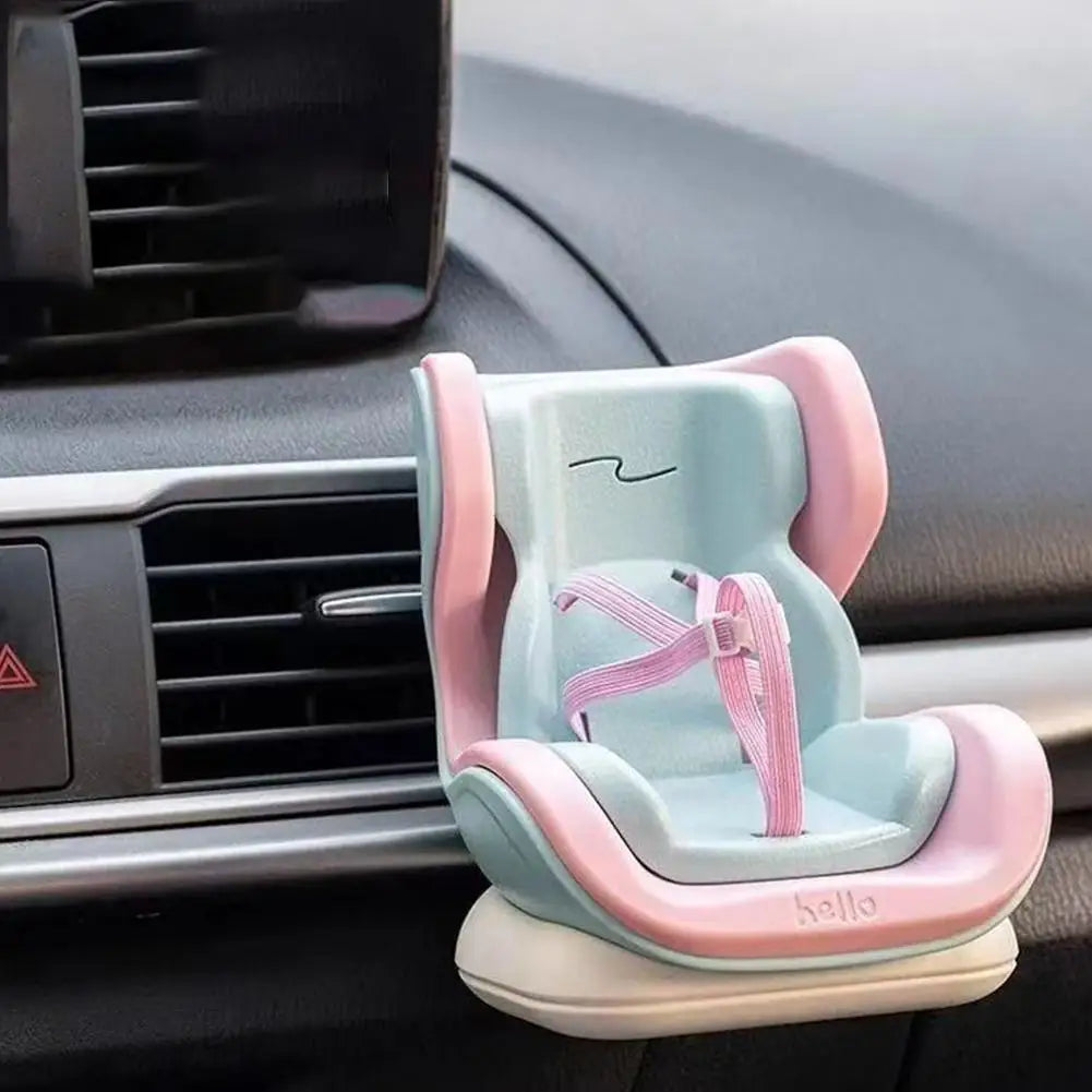 Kawaii Mini Car Seat for OB11 & Plush Dolls – Cute Car Decor Doll Car Seat Decor Oasis Select
