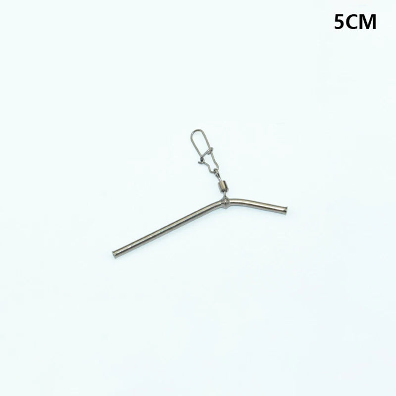 5pcs Fishing Balance Connectors 5/7/9/12CM Small Style Brass Tube Fishing Tackle Anti- Feeder Boom Fish Accessories@#X Oasis Select 5CM-5PCS