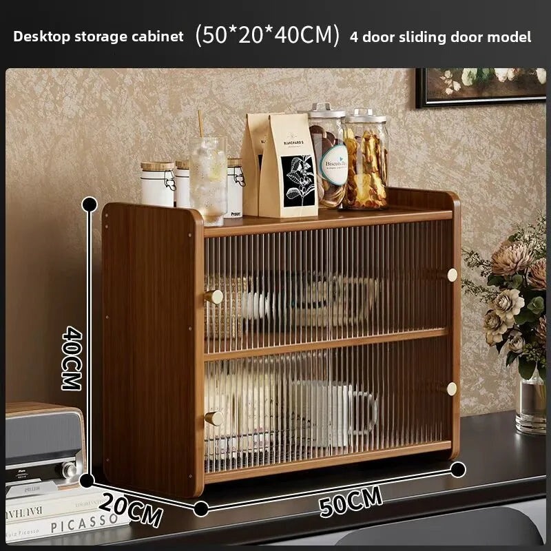 Dining table countertop table water cup tea cup tea set small shelf desktop table coffee cup holder cup storage rack Oasis Select 3 floors 50 long