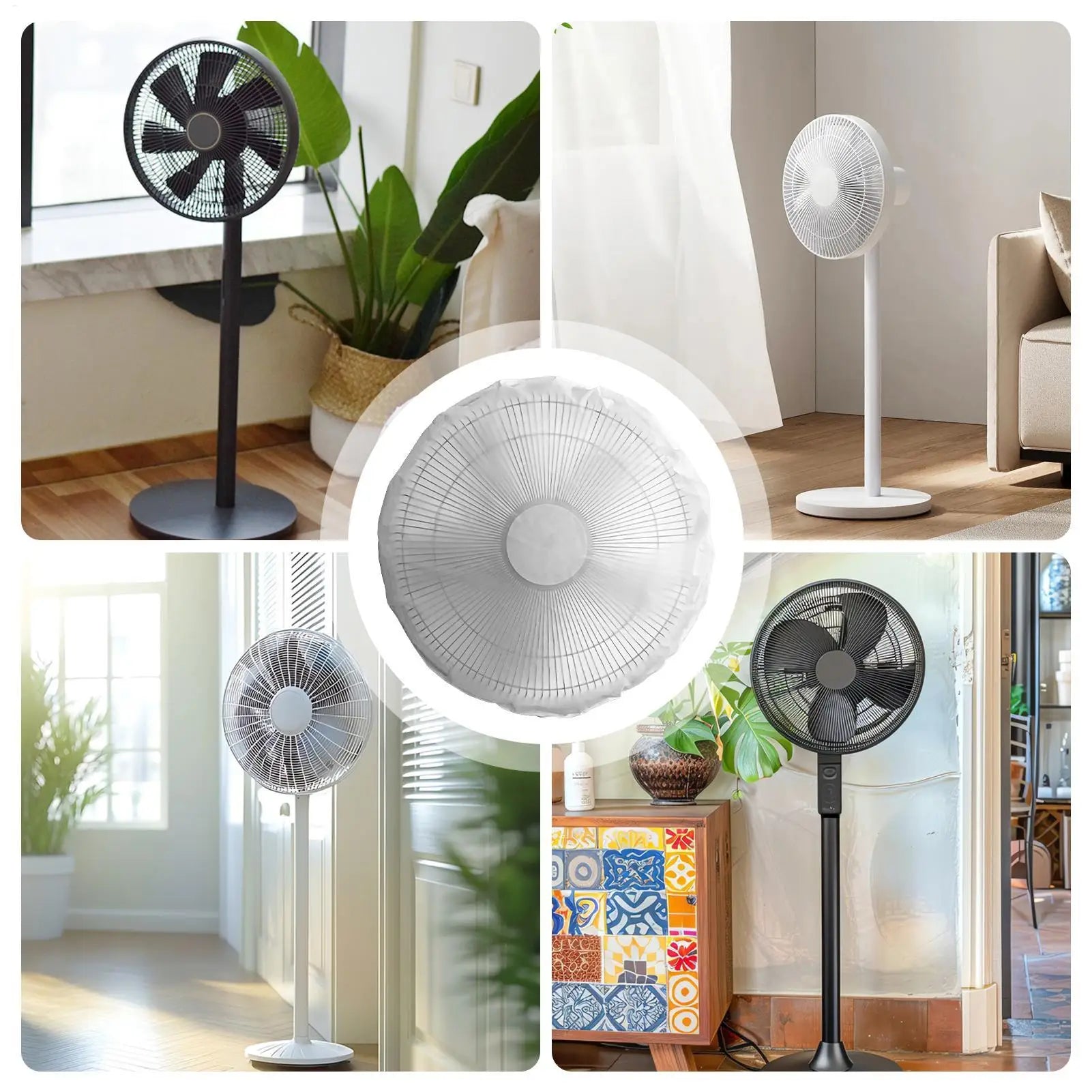 Fan Cover Waterproof Standing Fan Protector Case Standing Pedestal Protection Case Child Safety Standing Pedestal ProtectionCase Oasis Select