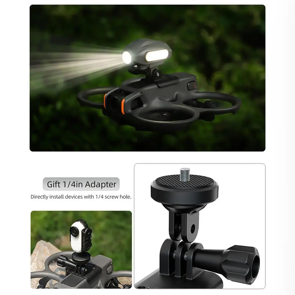 DJI Avata 2 Extension Mount for GoPro 11/12 & Insta360 X3/X4