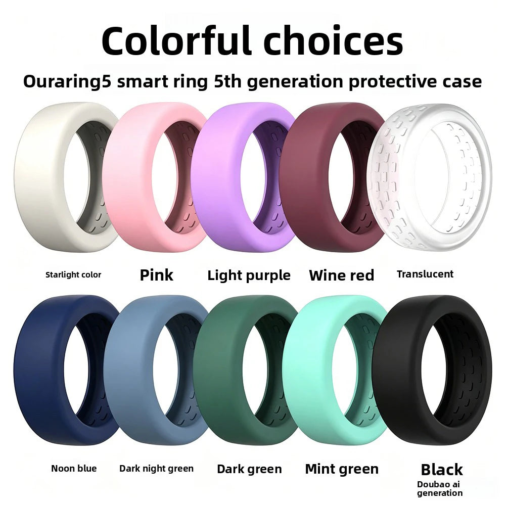 Silicone Cover for Oura Ring 5 – Protective Sleeve Guard