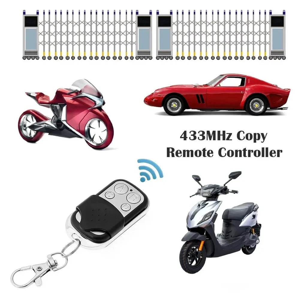 5/10PCS Universal Cloning Duplicator Key Remote Control 433MHZ 433.92MHZ Clone Learning Rolling Code For Gate Garage Door Oasis Select