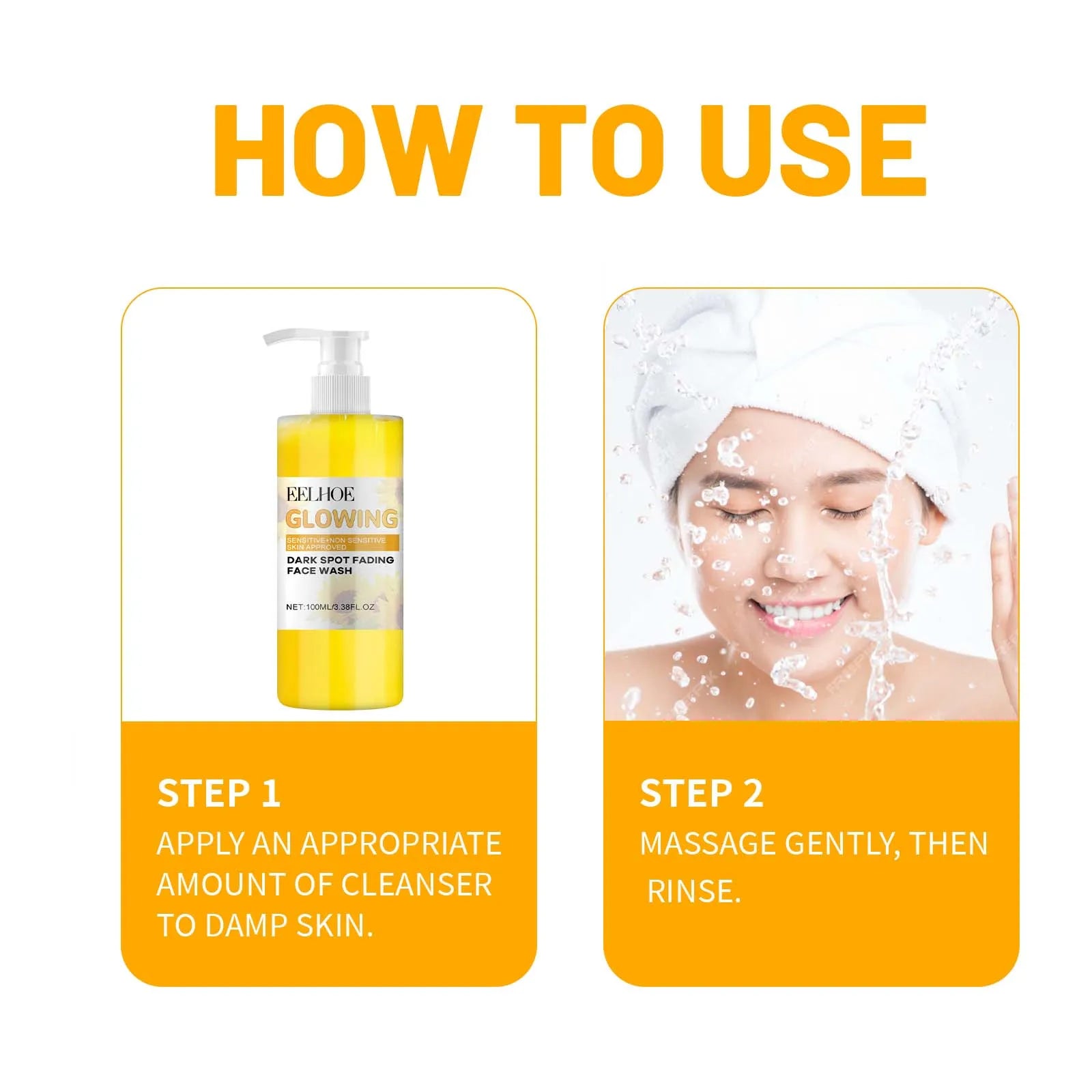 Turmeric Brightening Facial Cleanser – Glow & Deep Cleanse Facial Cleanser Oasis Select