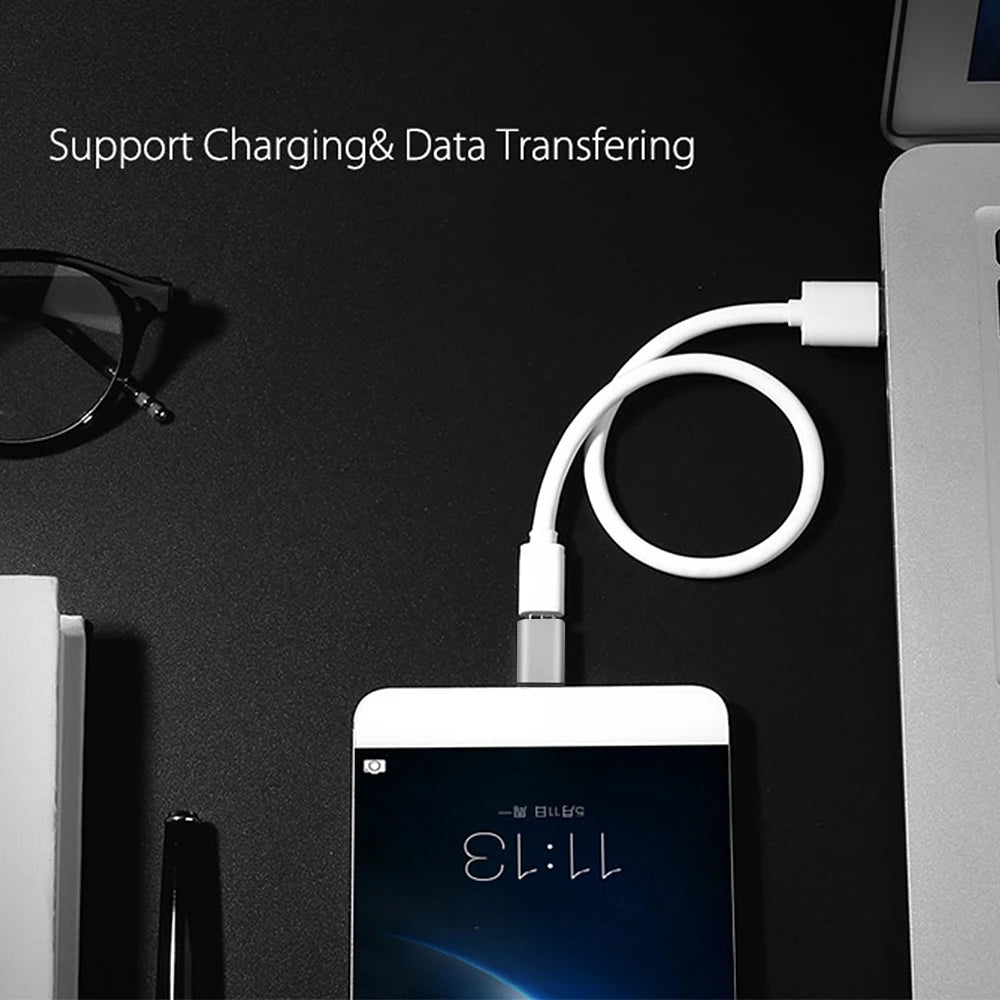 Metal Micro USB to USB-C Adapter | Aluminum Alloy Connector