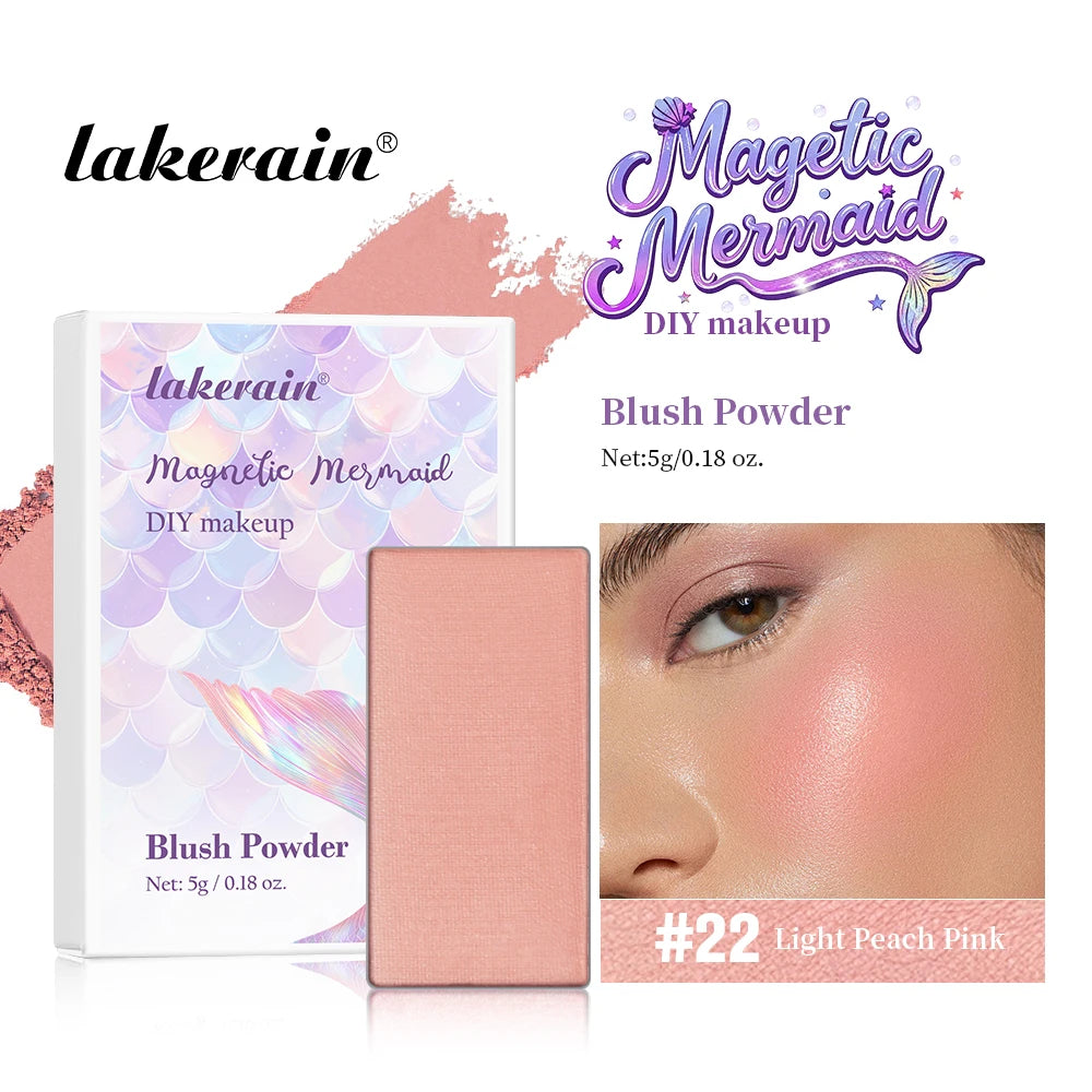 Lakerain Magnetic Mermaid DIY Eyeshadow Palette – 16 Shades