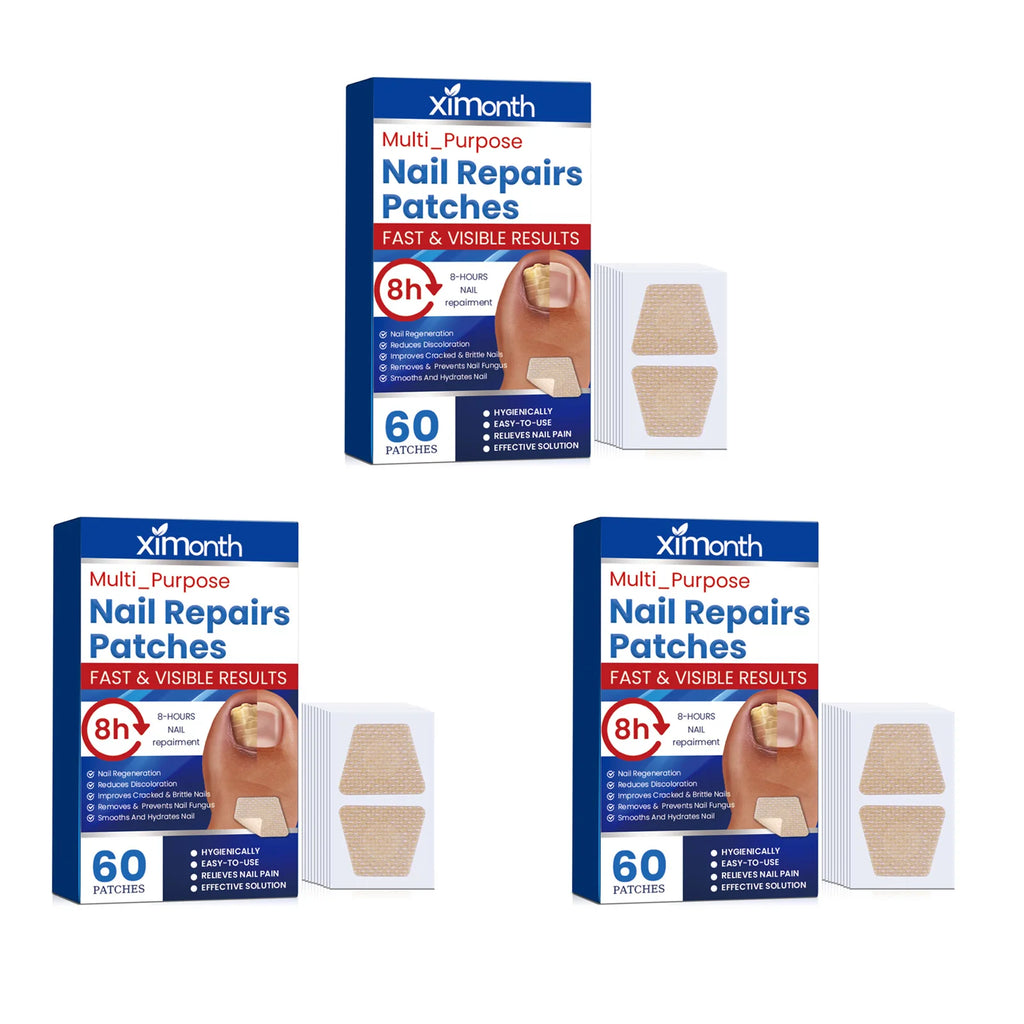 Nail Repair Patches Toenail Fungus Patch Sticky Toenail Care Nail Ingrown Correction Sticker Paronychia Nail Treatment Patch Oasis Select 3 x 60pcs Boxed