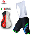 X-TIGER Men's Cycling Bib Shorts Summer Bike Breathable Polyester Sports Shorts 5D Gel Padded Tights Man Lycra Bicycle Shorts Oasis Select XM-DBK-00701 S