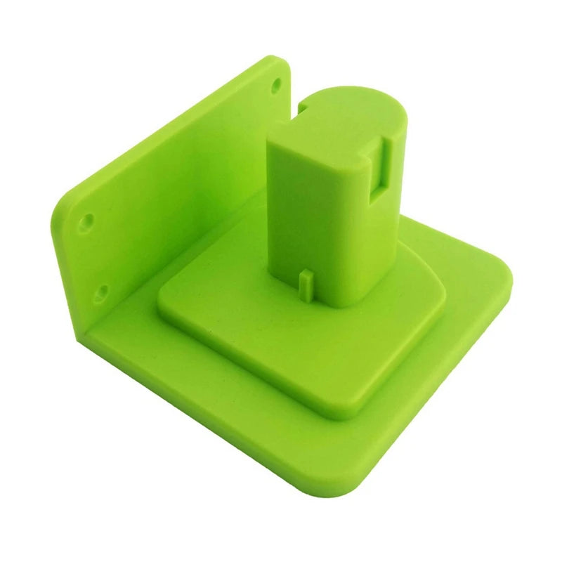 WISH 1Pcs Wall Mount Machine Storage Rack For Ryobi 18V One+ Battery Tool Holder Rack Stand For Ryobi Drill Power Tools Oasis Select Green