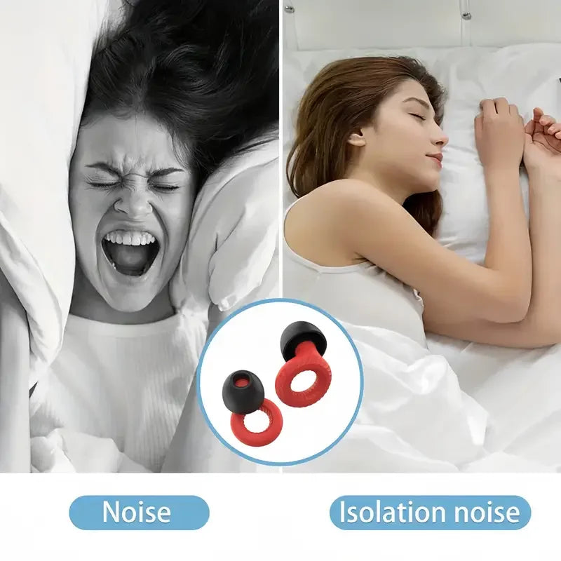 20Pairs Soundproof Silicone Sleep Anti-sound Earplugs Sleep Sleep Special Anti-noise Learning Ear Plugs Noise Cancelling Earplug Oasis Select