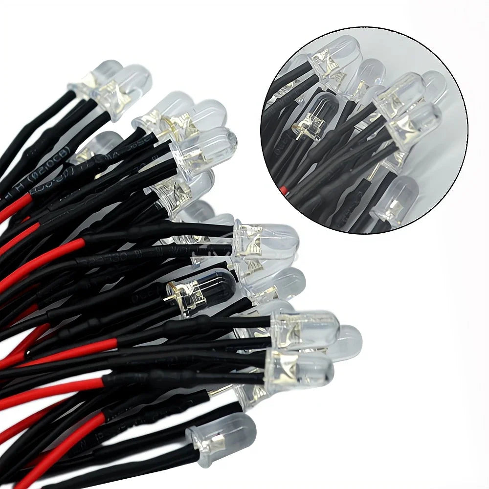 5mm DC 12V Pre-Wired LED Diodes | Atmosphere Lighting Bulbs