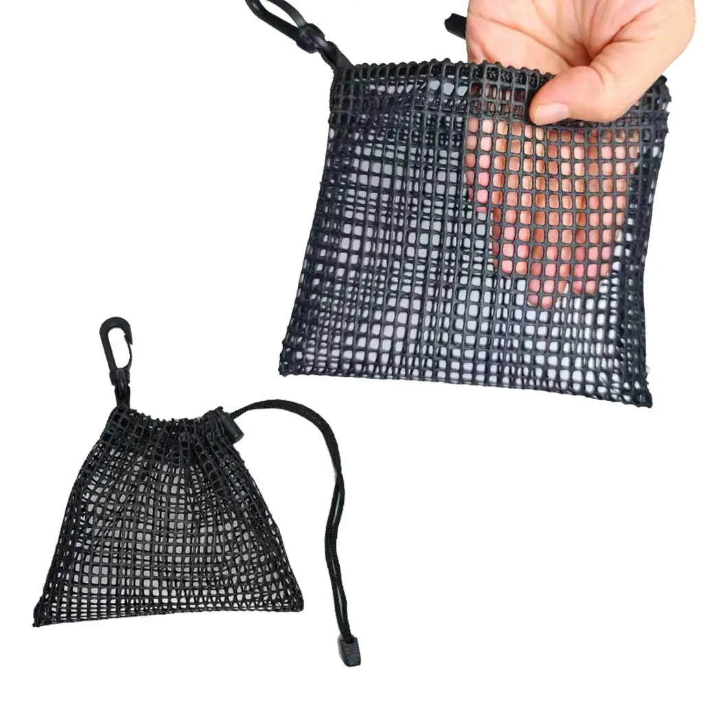 Scuba Diving Finger Spool Reel Mesh Storage Pocket Carry Pouch Diving Small Gear Storage Carry Clip Bag Oasis Select