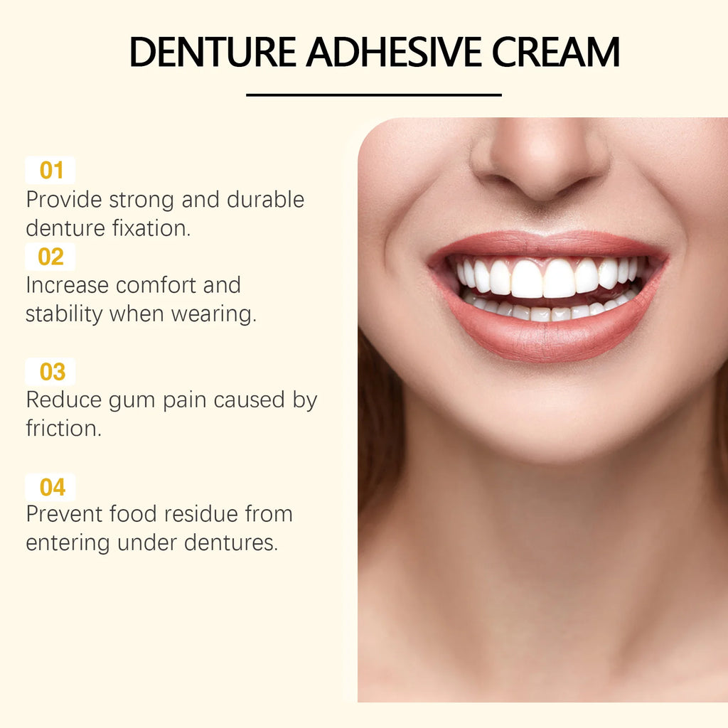 Thermoplastic Comfort Denture Adhesives Glue Teeth Care Denture Silicone Reline Kit Adhesive Cushion Friction Fixed Dentures Oasis Select