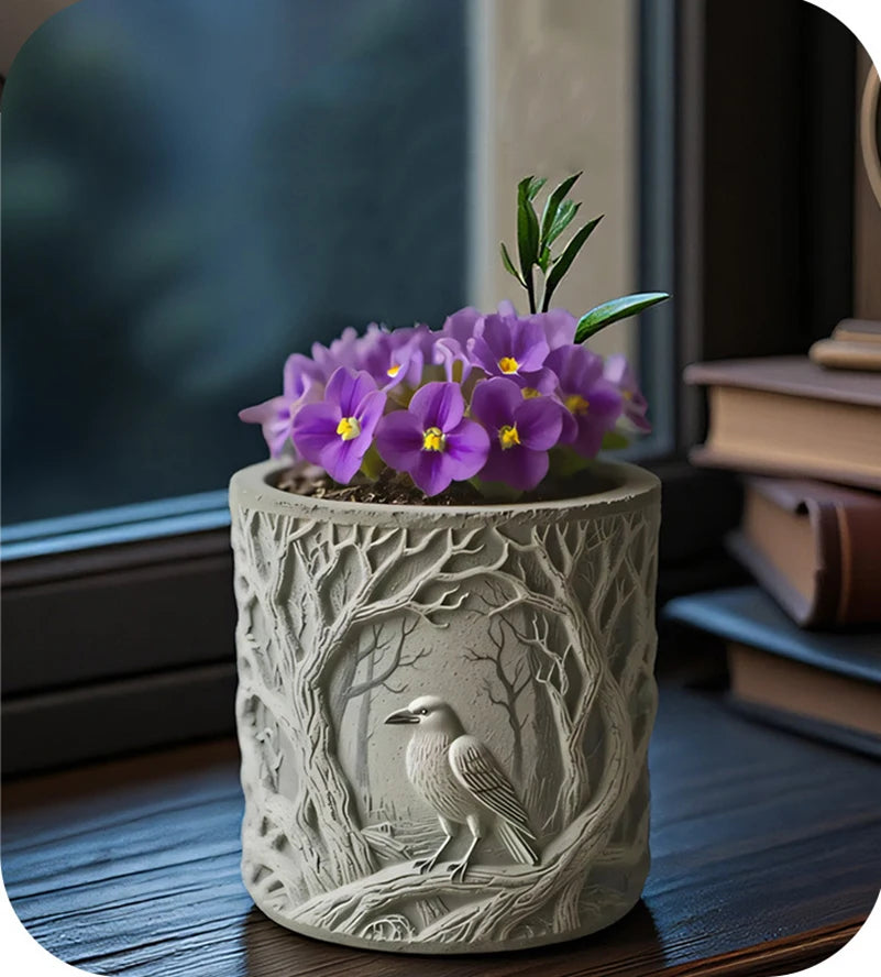 DIY Resin Casting Molds Scented Candle Cups & Vases Silicone Storage Molds Raven Perch Plaster Cup Molds Oasis Select