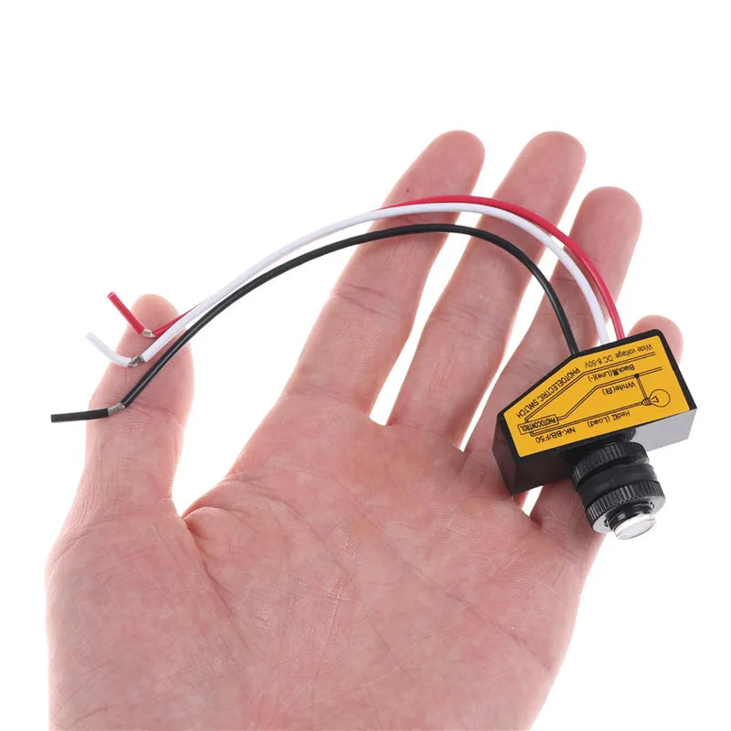 Automatic Light Control Sensor, Photocell Switch, DC12V, 24V, 36V, 48V, Dusk to Dawn Oasis Select
