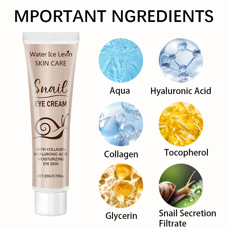 Hydrolyzed Collagen & Snail Essence Eye Cream – Firm & Moisturize Eye Cream Oasis Select