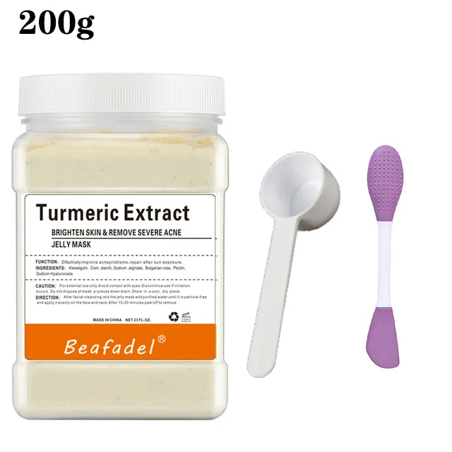 650g Hydro Soft Jelly Mask Powder DIY jelly Masks Peel Off Hyaluronic Acid Facial Skin Care Rose Mask For Face Oasis Select 200g TURMERIC MASK China Mainland