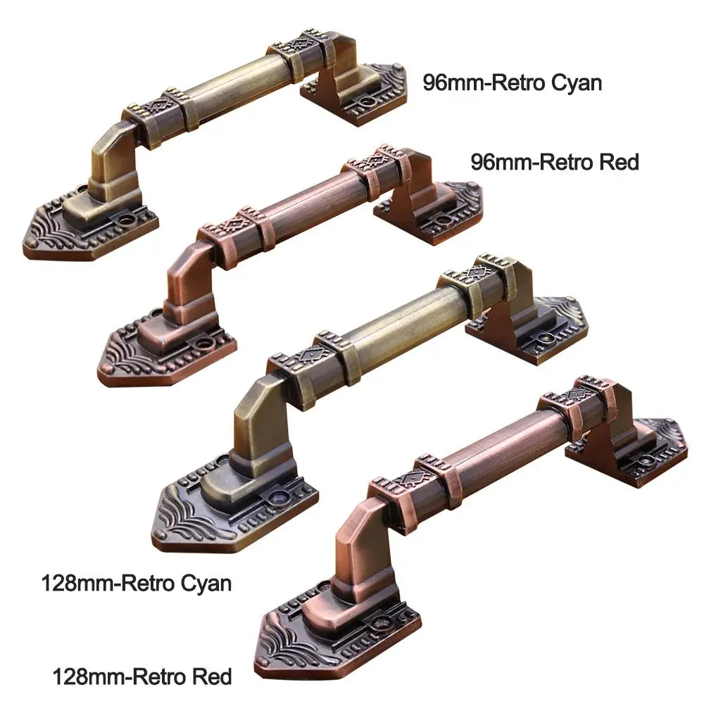 Antique Aluminum Alloy European Drawer Flush Handles Decorative Furniture Wood Barn Door Handle Oasis Select