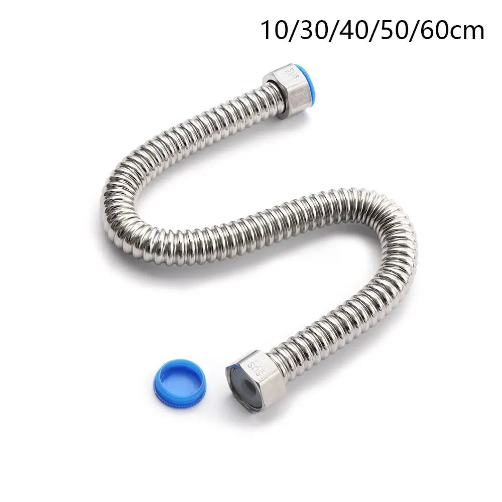 G1/2" Useful Home Durable Stainless Steel Plumbing Corrugated Pipe Hose Tube Water Heater Connector Oasis Select
