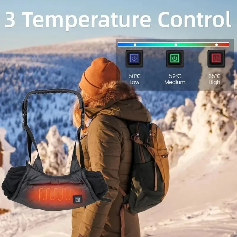 USB Electric Heated Warm Gloves, 3 Shift Temperature Control, Winter Hand Warmer, Waterproof Heating Gloves, Hunting Accessories Oasis Select