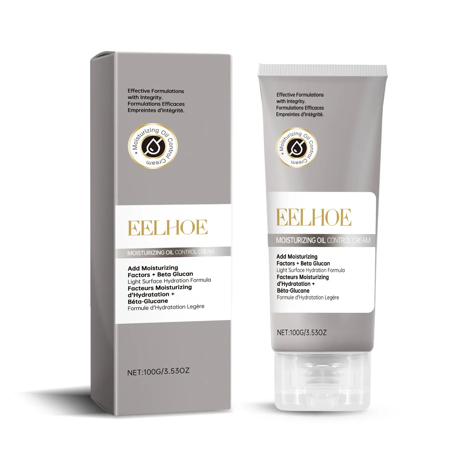 EELHOE Hyaluronic Acid & Beta Glucan Face Cream 100g Facial Moisturizer Cream Oasis Select 100g