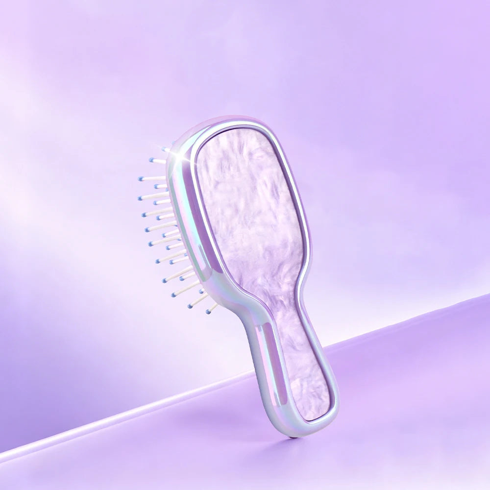 Mini Air Cushion Detangling Hair Brush – Anti-Static Massager Air Cushion Hair Brush Oasis Select M09-tianxin-purple