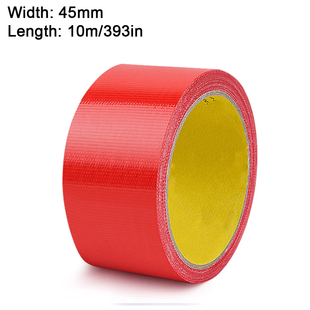 10m Super Strong Adhesive Cloth Tape 45/100mm, For Car, Carpet Fixing, Car Seat Cushions, Tents, Plastic Repairs, Decoration,DIY Oasis Select Red 45mm 10M