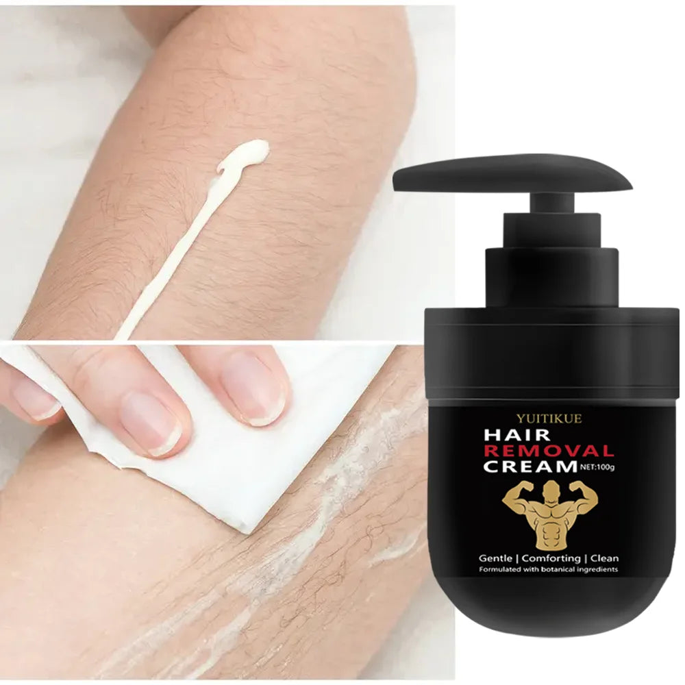 YUITIKUE Men's Hair Removal Cream 100g – Mild Full Body