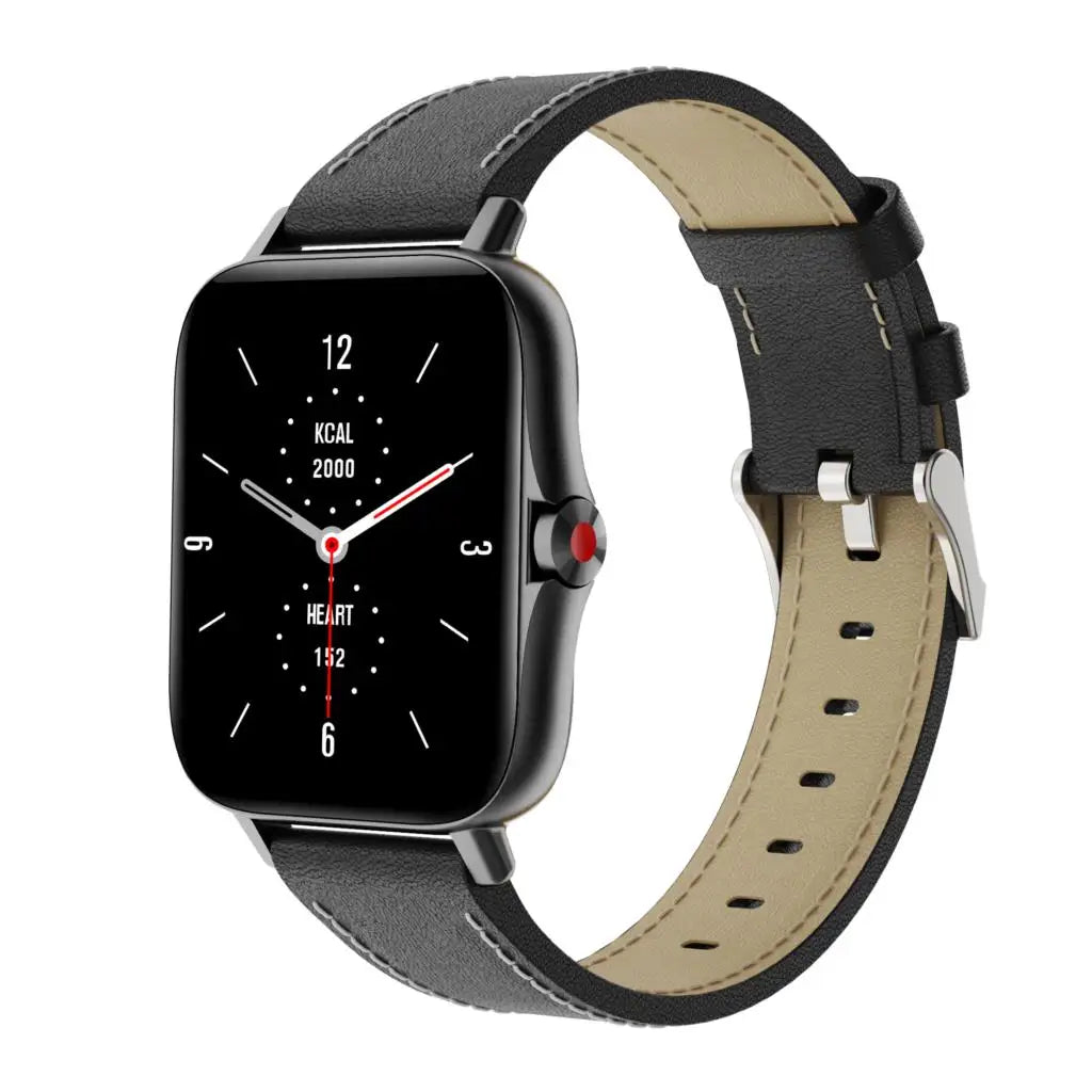 New Men 1.69 Inch Blue Tooth Call Smartwatch Heartrate Testing Music Playing Waterproof Women Sports Smart Watches Fashion Oasis Select BKBKL