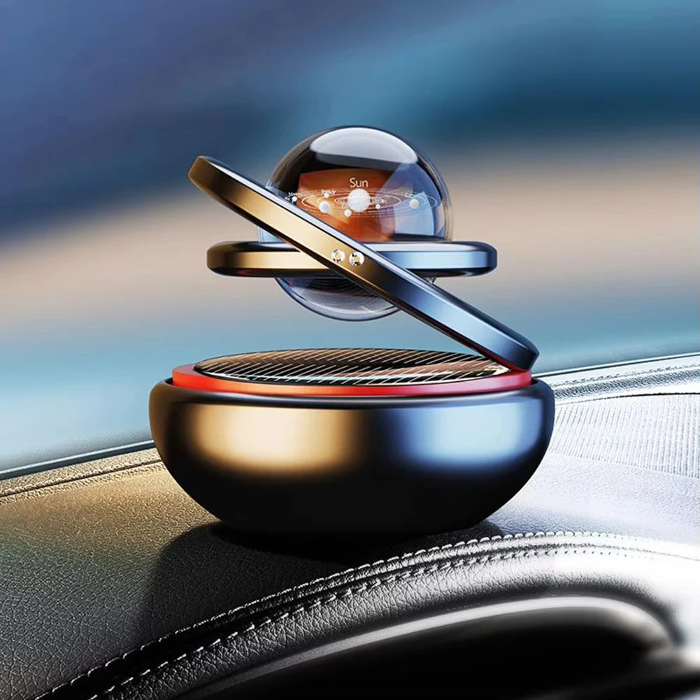 Auto Car Solar Aromatherapy Ornaments Car Double Suspended Crystal Ball Aromatherapy Perfume Ornaments Creative Ornaments Oasis Select