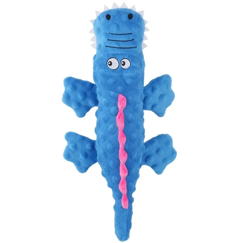 2026-WISH Cute Cartoon Dog Plush , Noise-Making Chew To Relieve Boredom, Bite-Resistant Oasis Select Blue