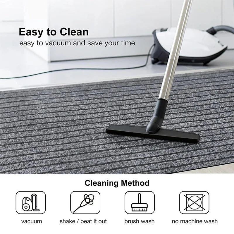Anti-slip Rug 40cm X 3m Home Decoration Hallway Rug Entrance Rug Solid Color Striped Kitchen Doormat Floor Mat Room Decoration. Oasis Select