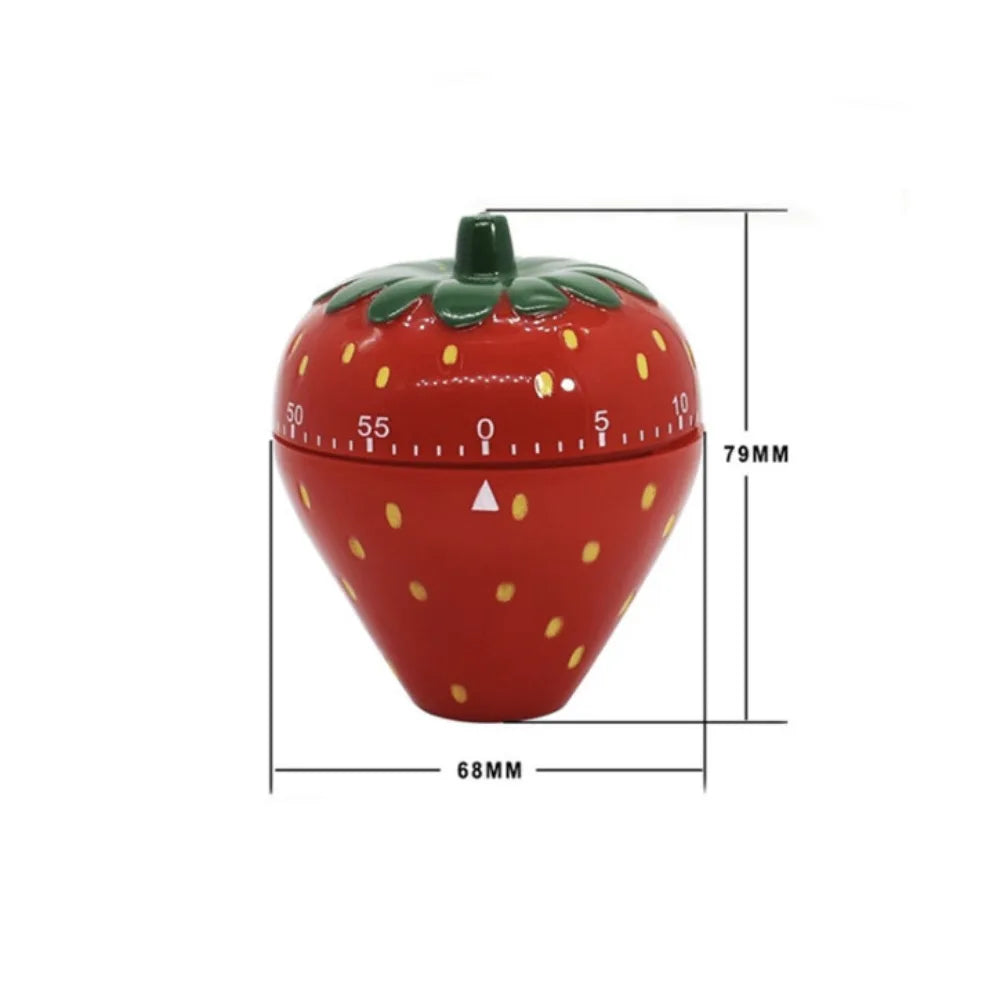 New Plastic Kitchen Timer Red 60 Minutes Countdown Reminder Mechanical Time Reminder Kitchen Tools Oasis Select