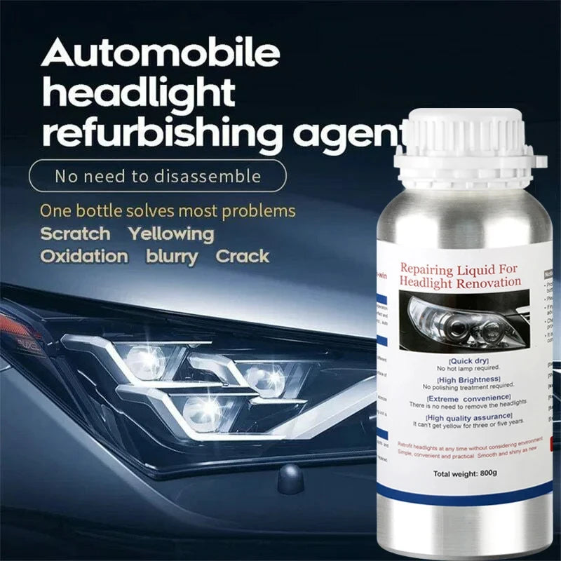 Car Headlight Refurbishment Liquid Polymer Car Headlamp Polishing Cleaning Agent Lamps Renovation Car Headlight Accessories Oasis Select