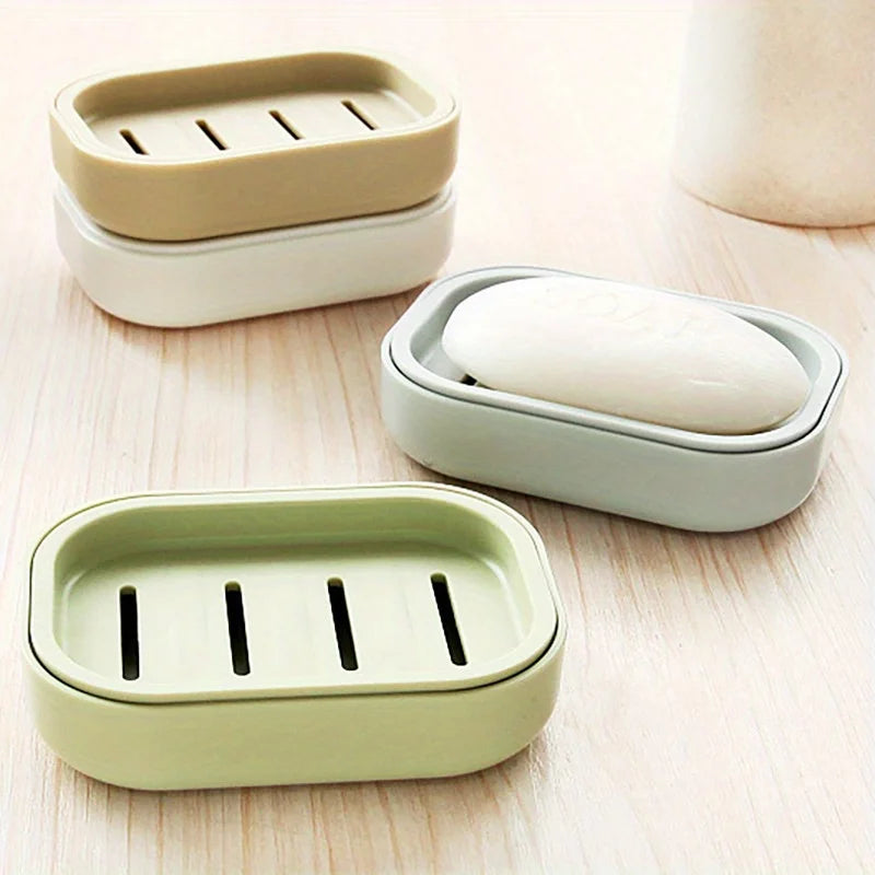 1pc Double-Layered Creative Soap Box - Portable, Travel-Friendly, Waterproof, and Compact Container for Outdoor Adventures - Jap Oasis Select