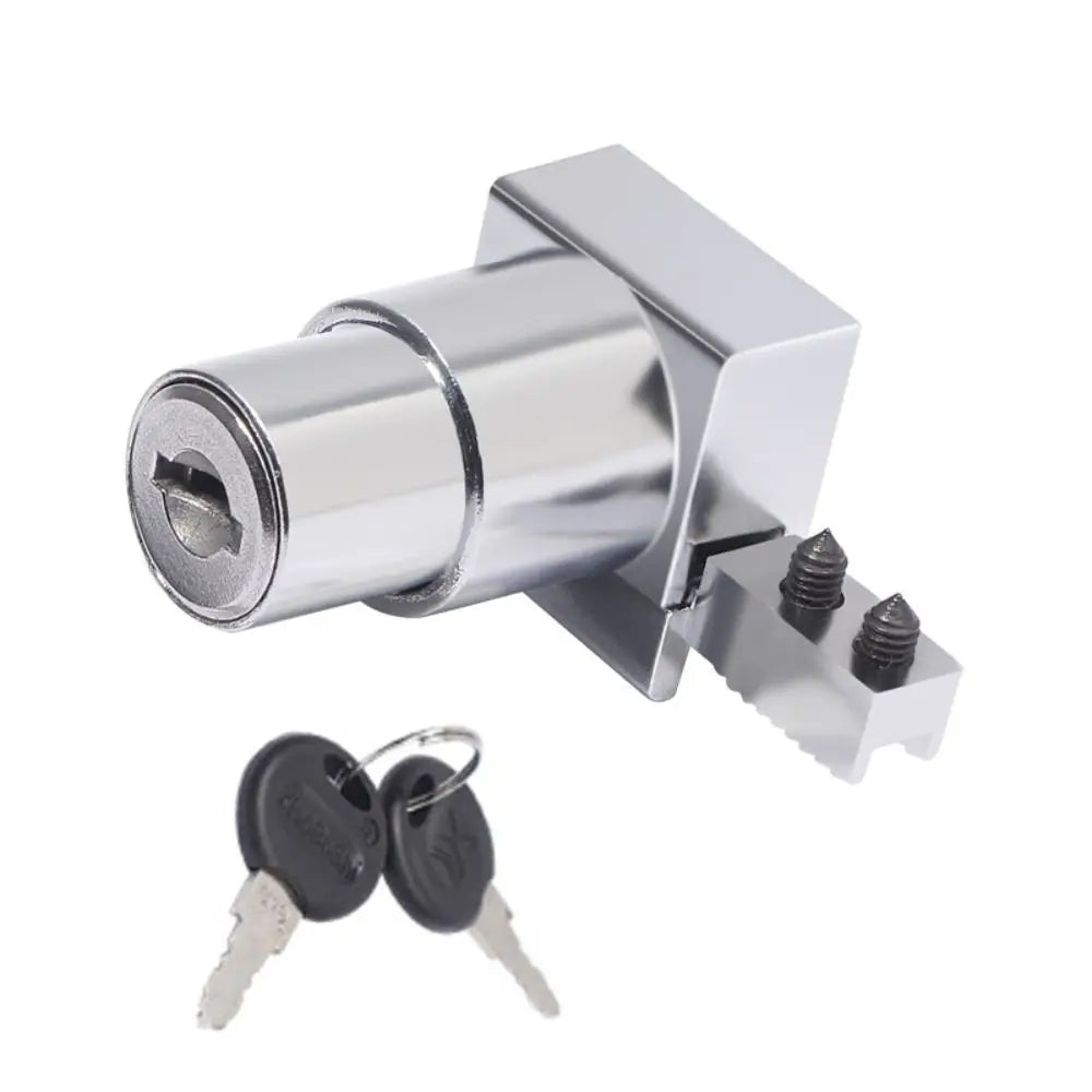 Zinc Alloy Sliding Glass Door Lock – No Drill Cabinet Security