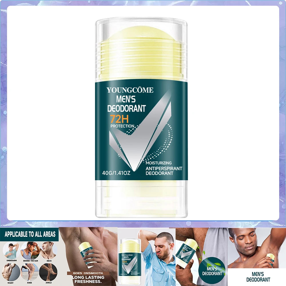 YOUNGCOME Aluminum-Free Deodorant Stick – 72H Odor Control