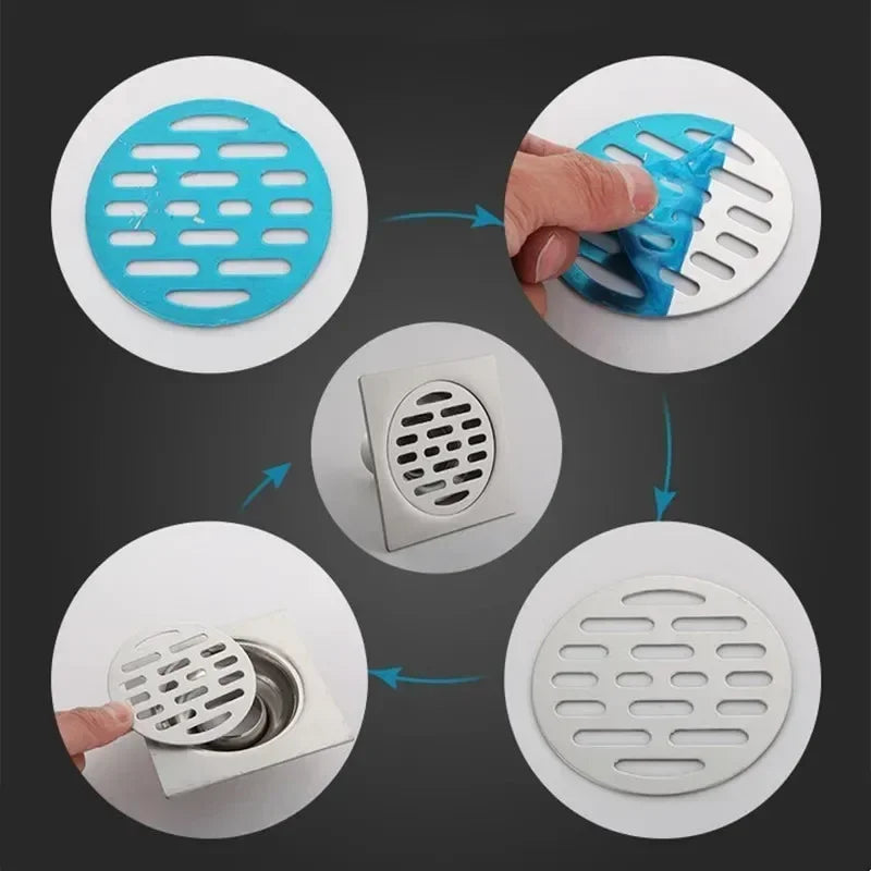 Universal Stainless Steel Round Floor Drains Cover Plate Sink Strainer Anti-clogging Shower Drains Hair Catcher Bathroom Fixture Oasis Select
