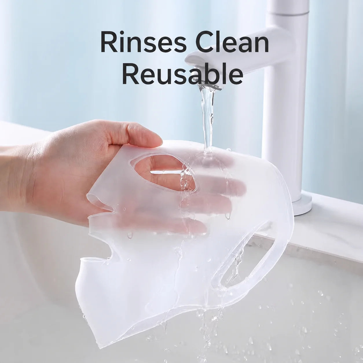 3D Silicone Face Mask Cover – Reusable Hydration Guard