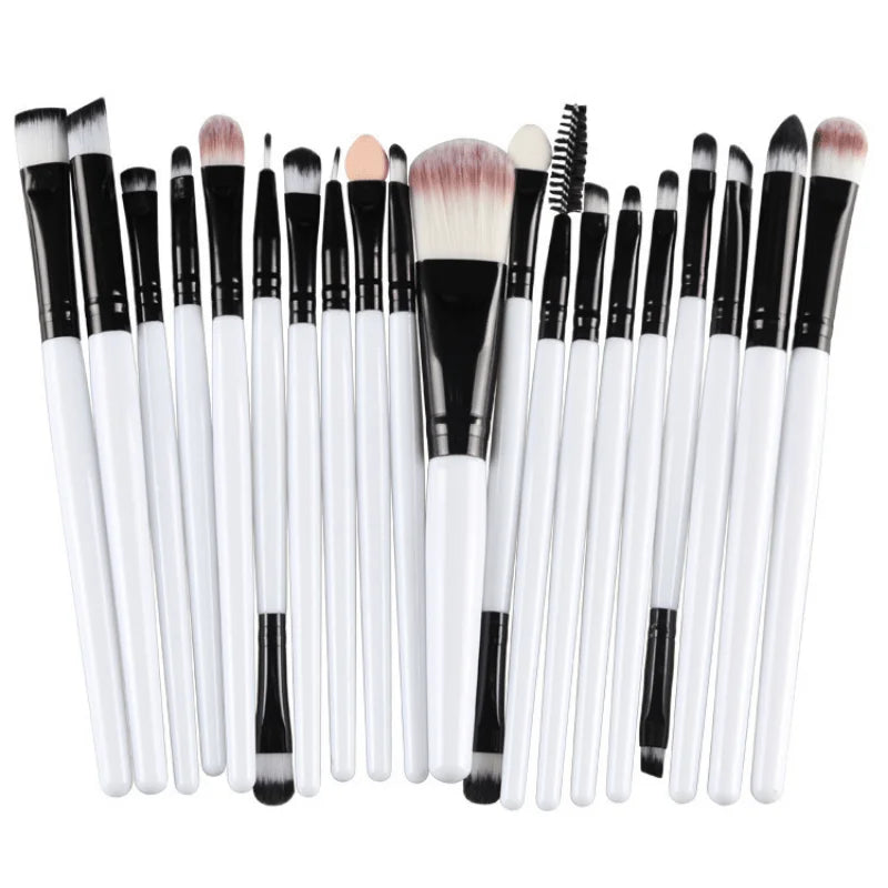 Makeup brush set, soft and fluffy, professional cosmetics foundation brush, multi-style blending makeup brush, beauty tools Oasis Select WHITE