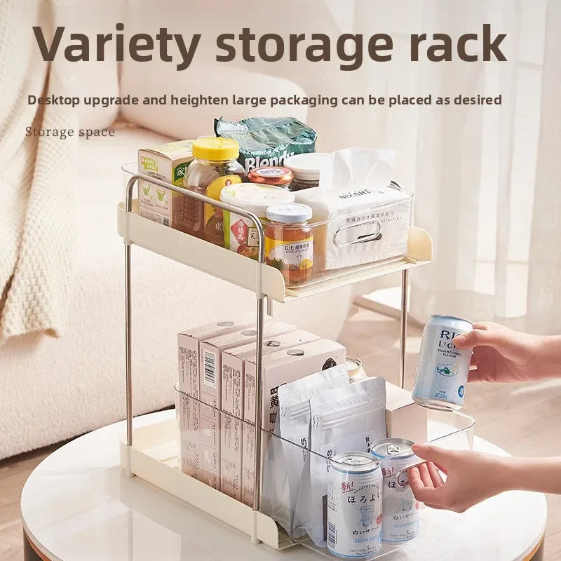Multi-functional trolley storage cabinet floor storage rack bathroom multi-layer drawer storage box rack Oasis Select