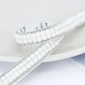 40cm Self Adhesive Artificial Pearl Rhinestone Sticker Crystal Diamond Ribbon DIY Decoration For Arts Crafts, Sewing, DIY Event Oasis Select E-Width 13mm