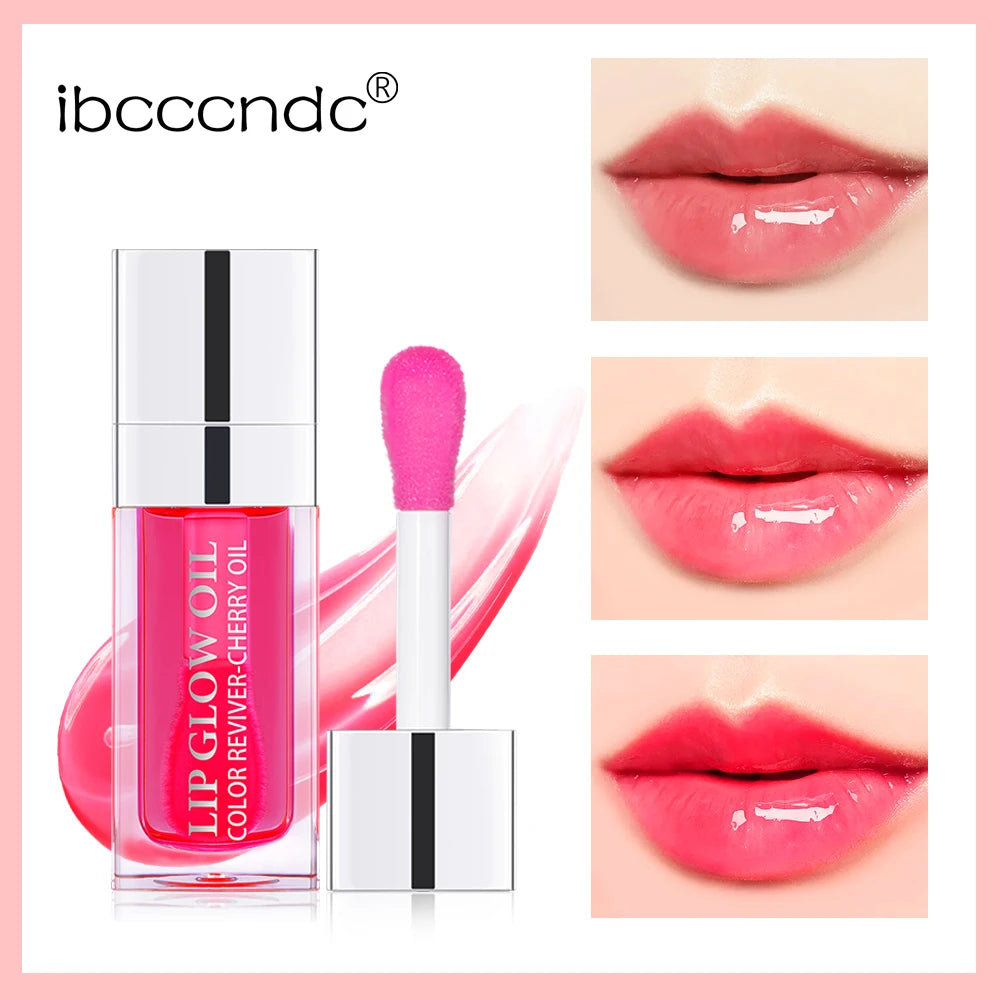 Crystal Jelly Moisturizing Lip Oil Plumping Lip Gloss Makeup Sexy Plump Lip Glow Oil Tinted Lip Plumper 6ml 1 Piece Oasis Select
