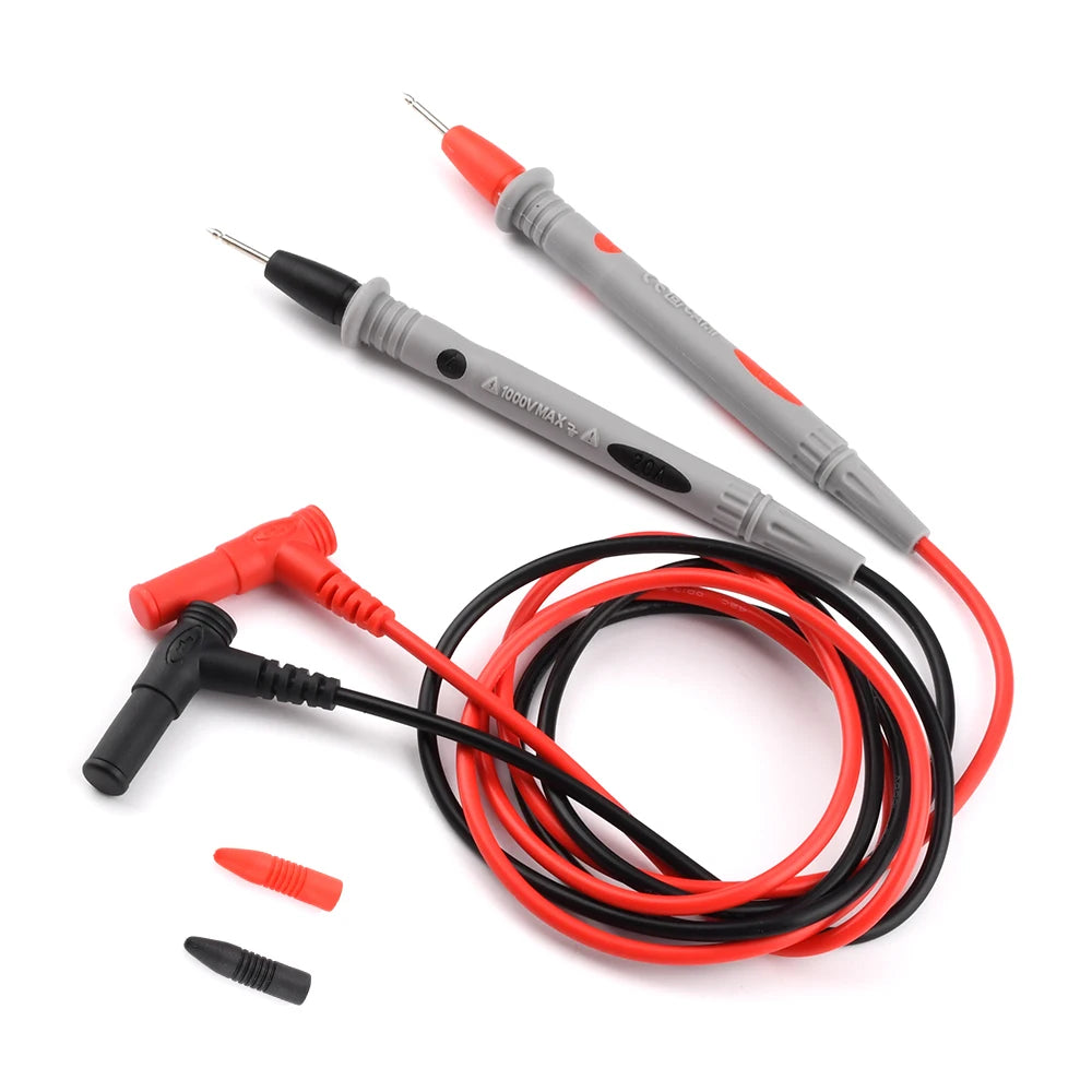 1 Pair Multimeter Test Probe Leads 110CM Universal Digital Multimeter Needle Tip Meter Multi Meter Tester Lead Probe Wire Pen Oasis Select 1000V 20A
