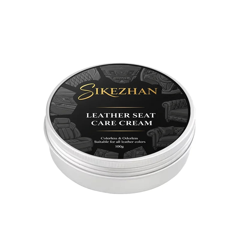 Automotive Interior Leather Care All-In-One Cream: Deep Clean, Nourish & Repair Paste For Car Seats & Multi-Function Maintenance Oasis Select 1PC-100g