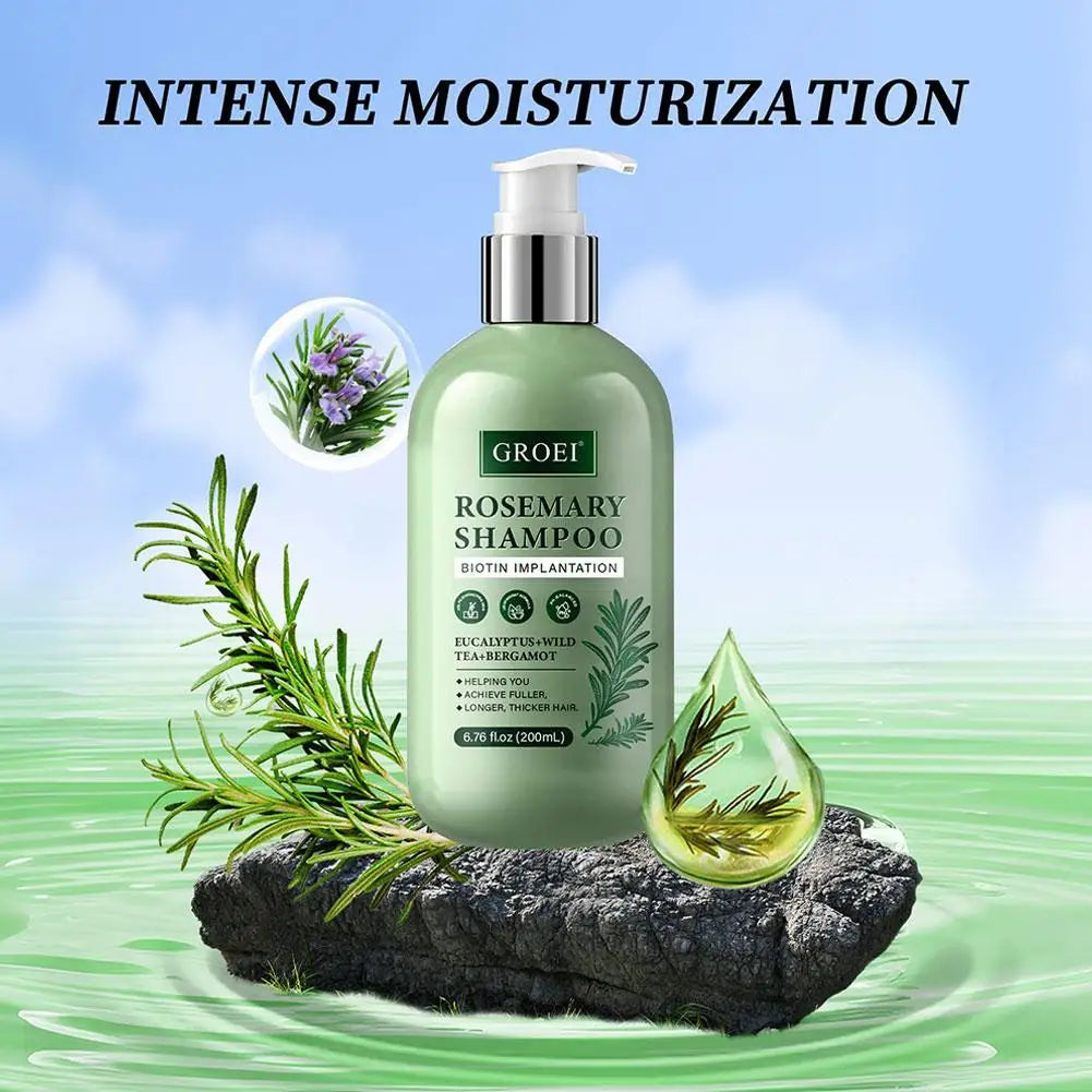 Rosemary Strengthening Shampoo – Nourish & Cleanse 200ml Strengthening Shampoo Oasis Select