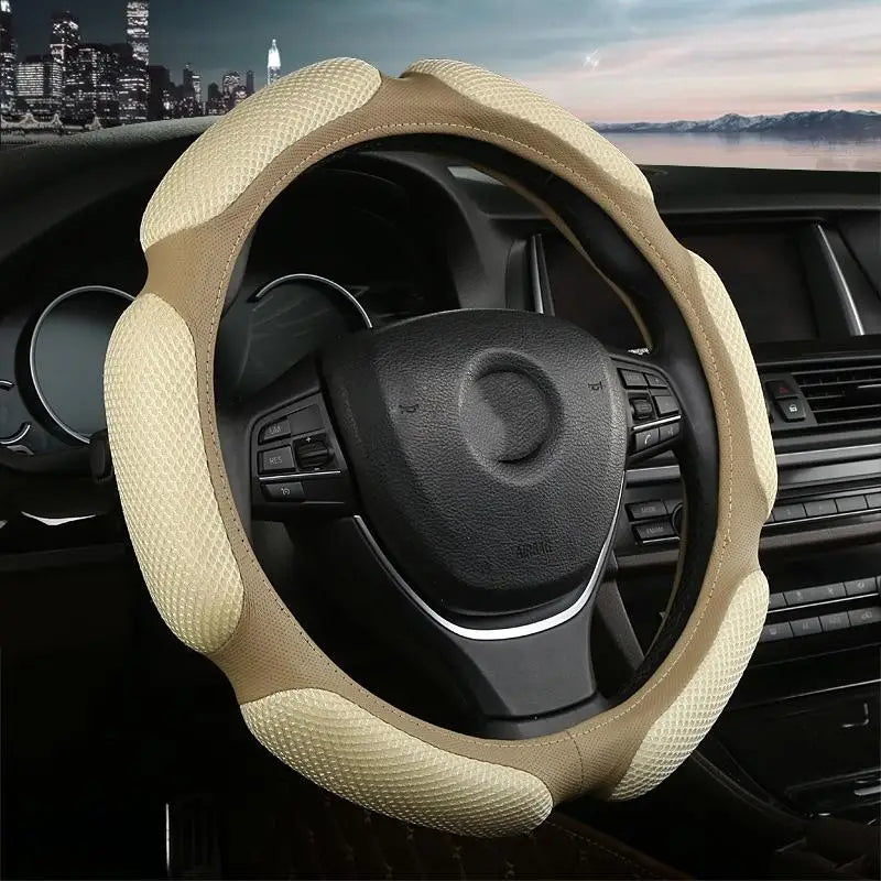 Steering Wheel Cover Suitable For 38cm Diameter Car Accessories Interior Steering Wheel Protective Decoration Universal Oasis Select