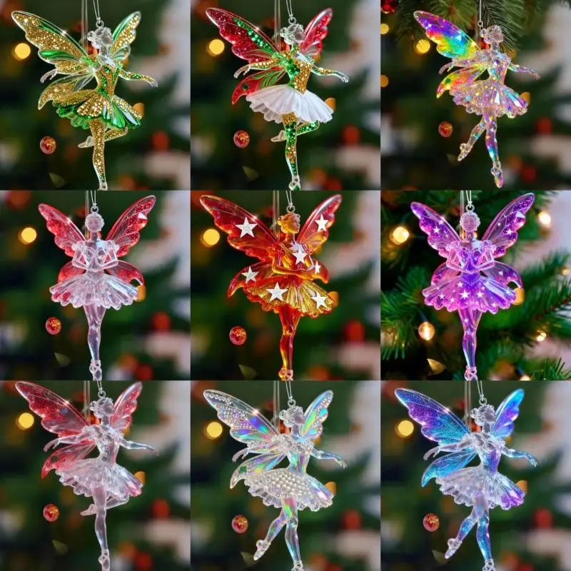 Sparkling Ballerina Acrylic Pendant | Car & Christmas Ornament