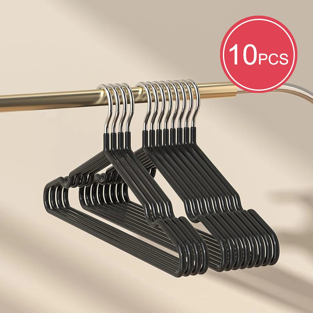 Non-Slip Stainless Steel Clothes Hangers | Space-Saving
